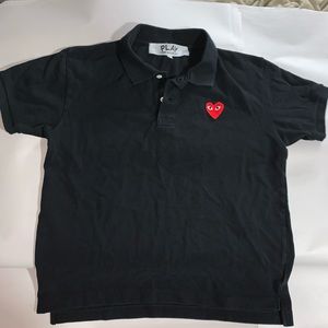 COMME des GARÇONS size L PLAY monster heart POLO